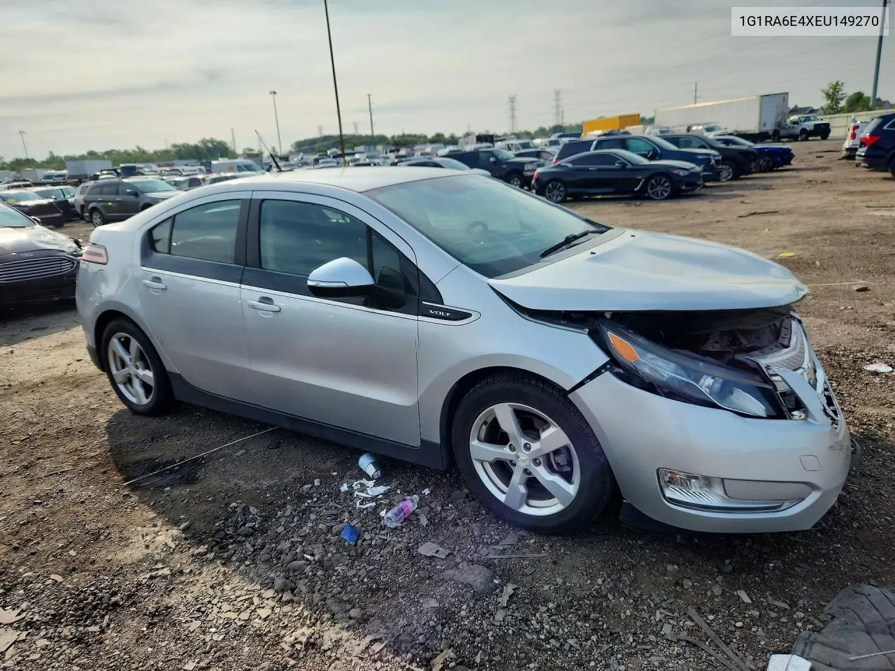 2014 Chevrolet Volt VIN: 1G1RA6E4XEU149270 Lot: 61246786