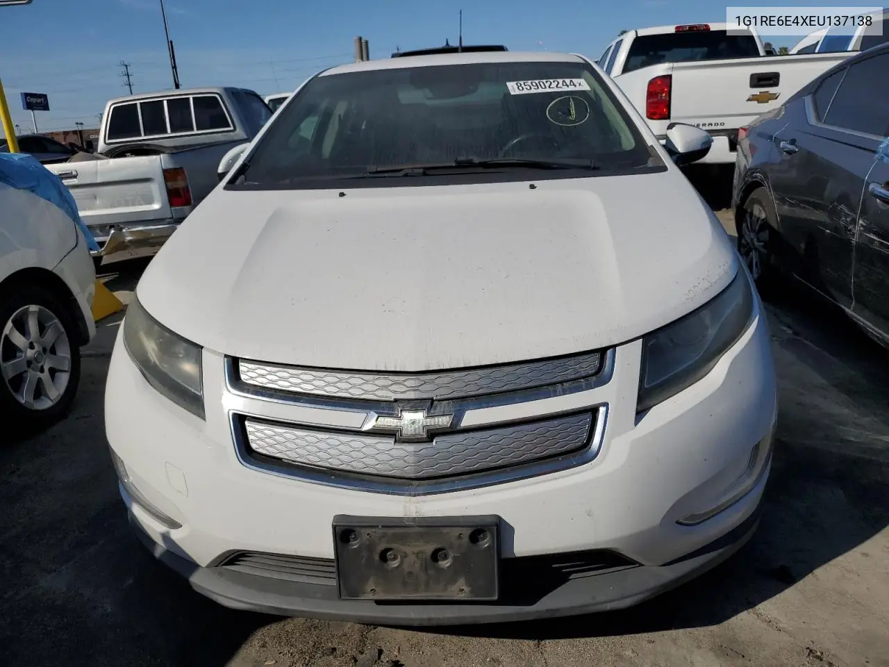 2014 Chevrolet Volt- R & D- Cln Title- Pri Fleet VIN: 1G1RE6E4XEU137138 Lot: 82172475