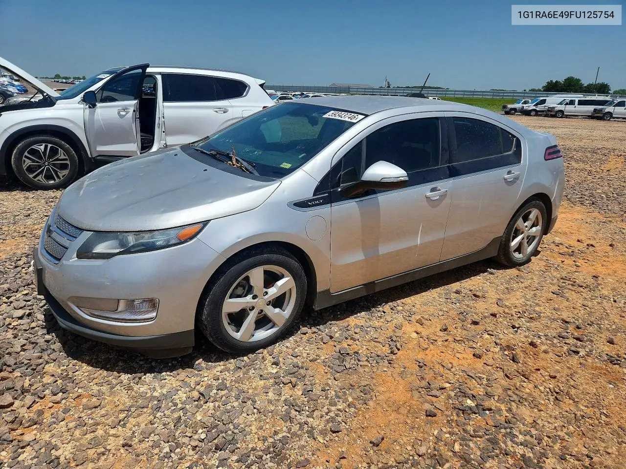 2015 Chevrolet Volt VIN: 1G1RA6E49FU125754 Lot: 59343746