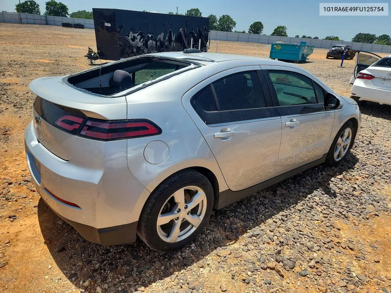 2015 Chevrolet Volt VIN: 1G1RA6E49FU125754 Lot: 59343746