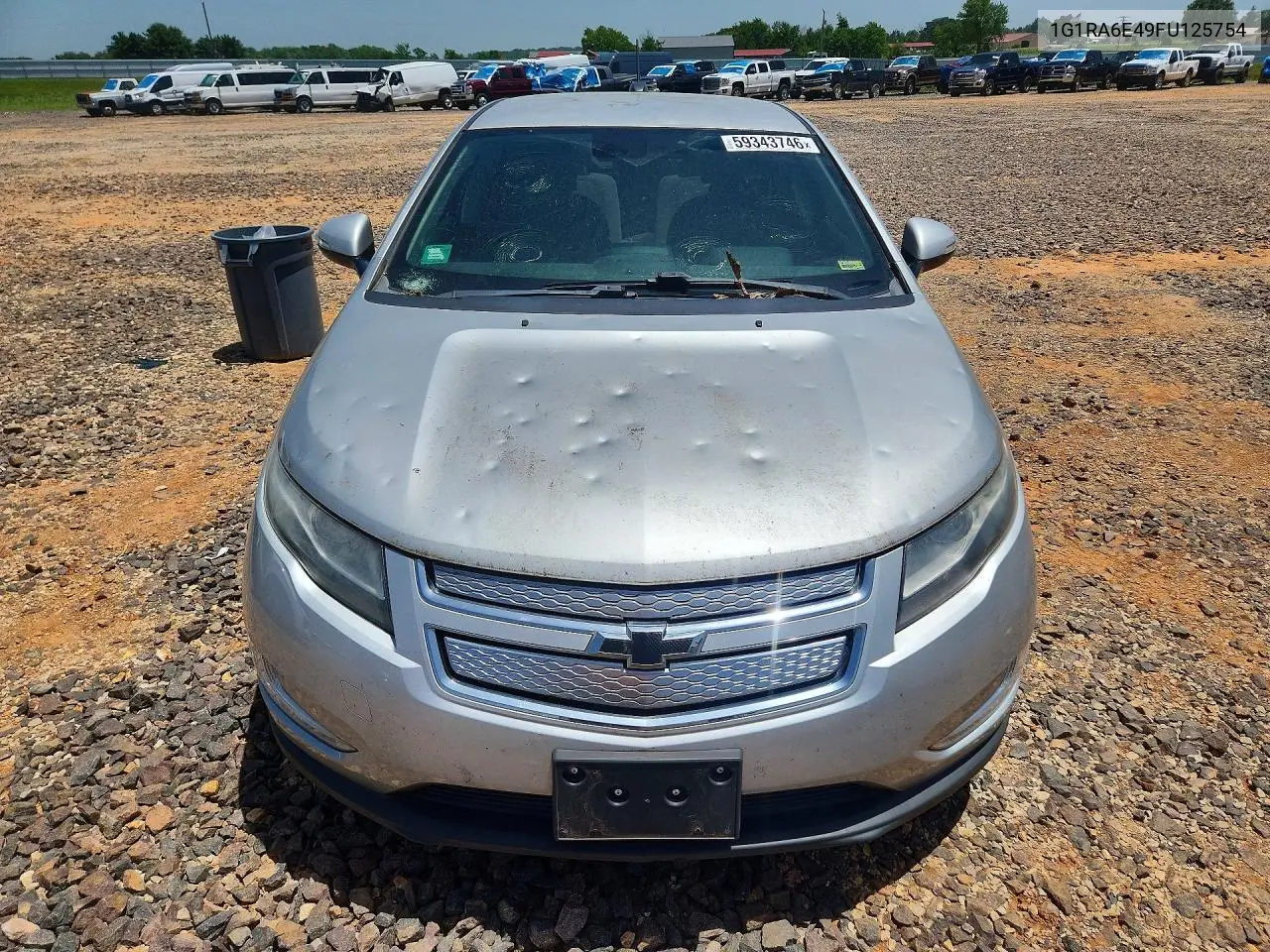 2015 Chevrolet Volt VIN: 1G1RA6E49FU125754 Lot: 59343746