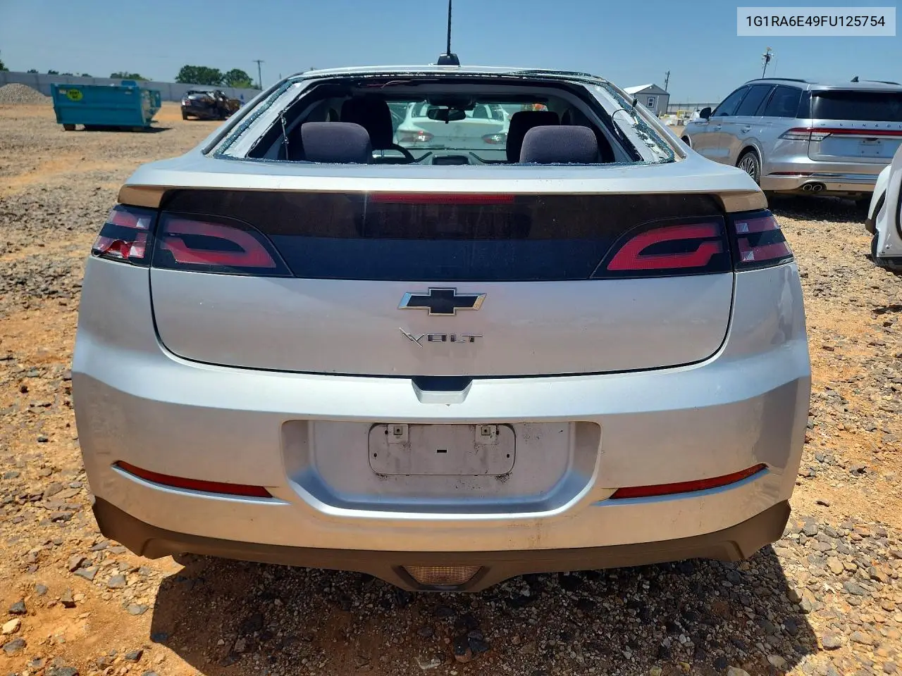 2015 Chevrolet Volt VIN: 1G1RA6E49FU125754 Lot: 59343746