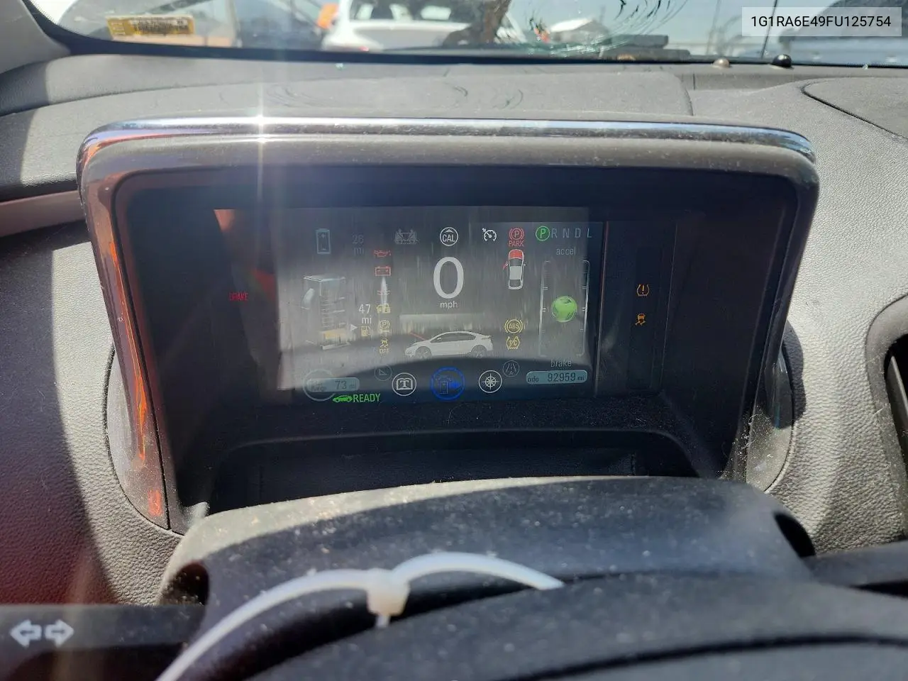 2015 Chevrolet Volt VIN: 1G1RA6E49FU125754 Lot: 59343746