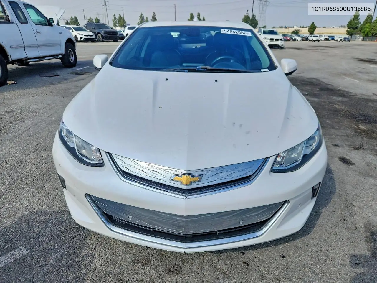 2016 Chevrolet Volt Ltz VIN: 1G1RD6S50GU135885 Lot: 54542656