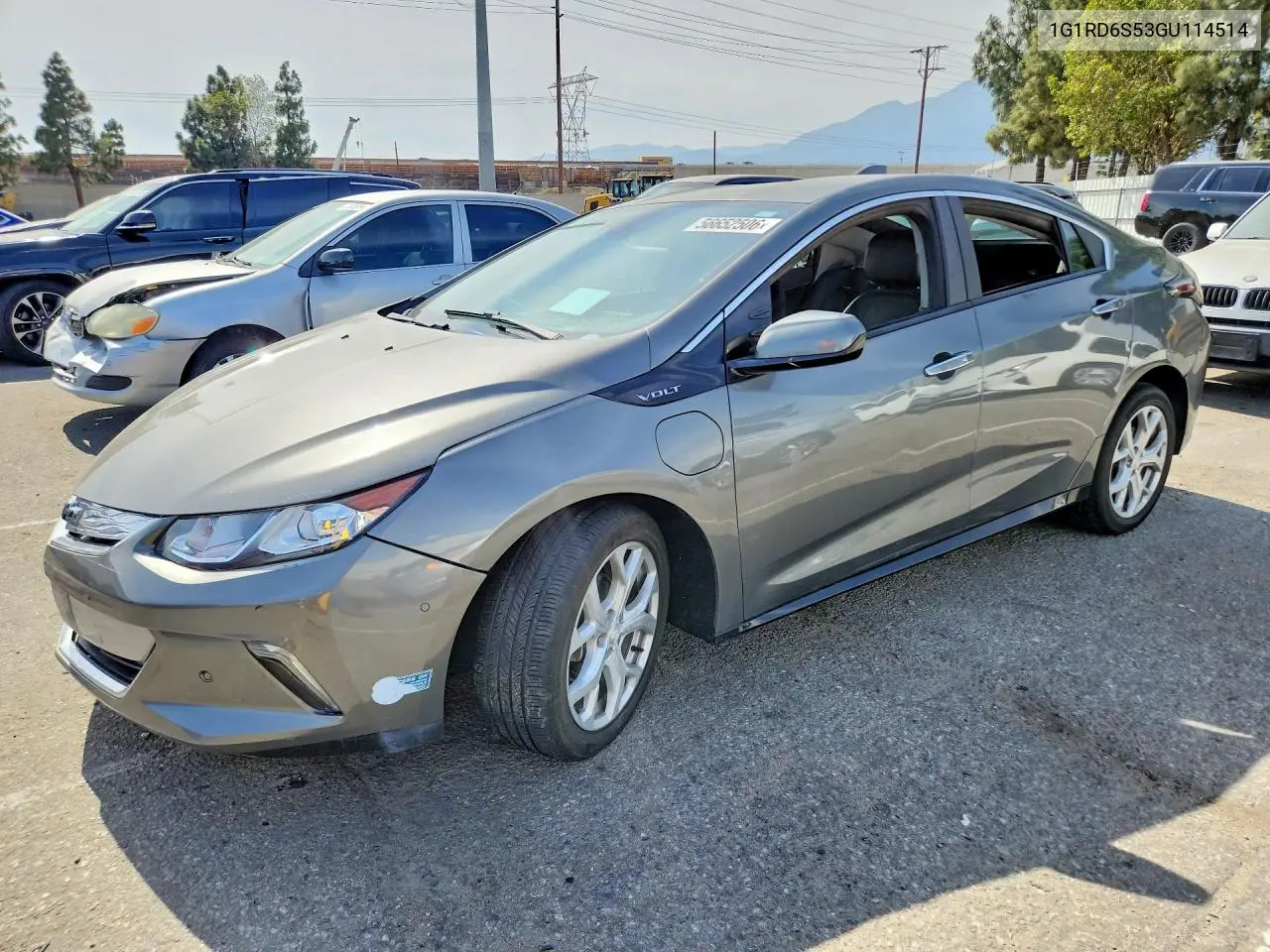 2016 Chevrolet Volt Ltz VIN: 1G1RD6S53GU114514 Lot: 56652506