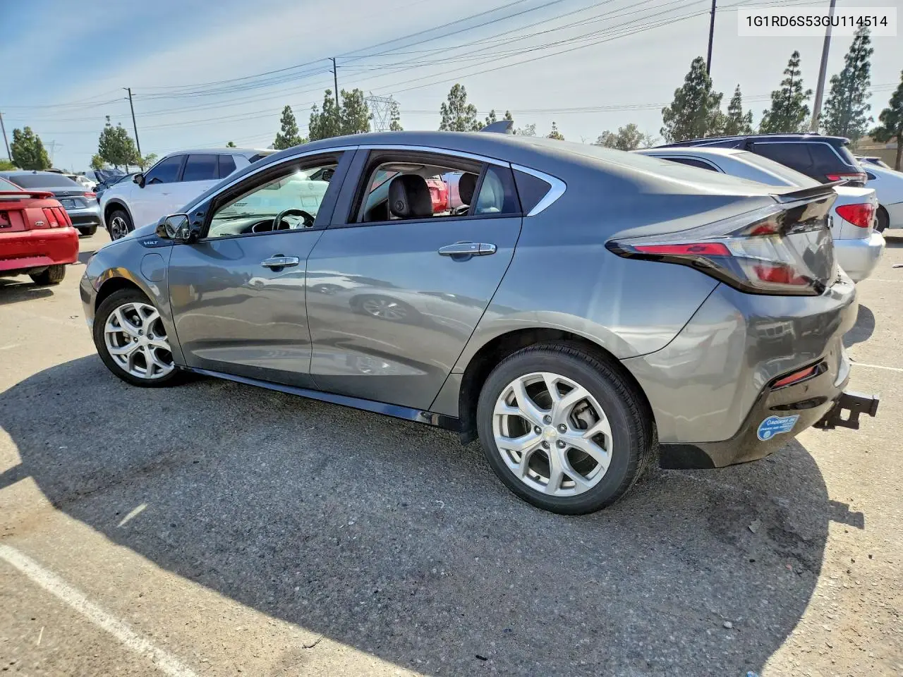 2016 Chevrolet Volt Ltz VIN: 1G1RD6S53GU114514 Lot: 56652506