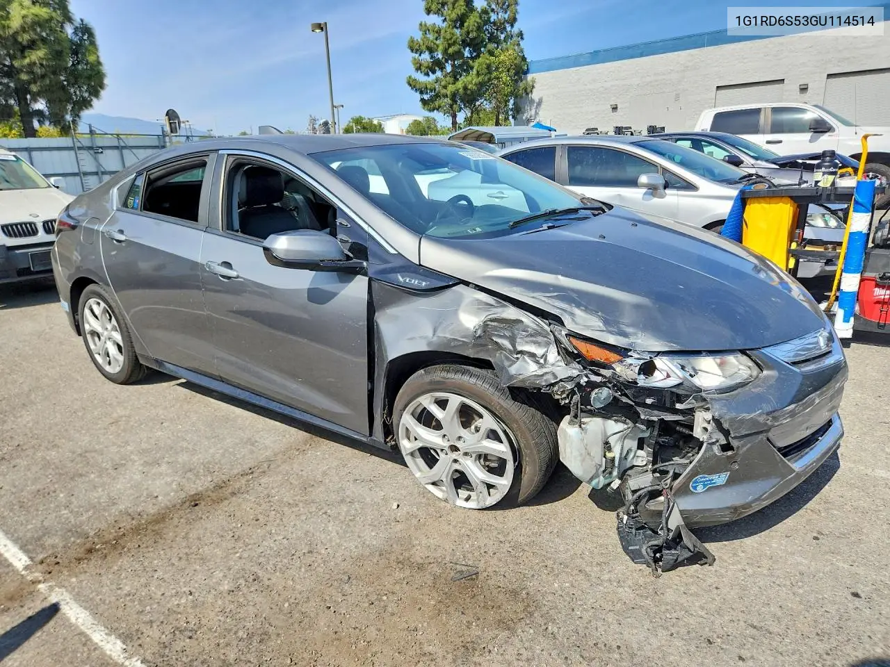 2016 Chevrolet Volt Ltz VIN: 1G1RD6S53GU114514 Lot: 56652506