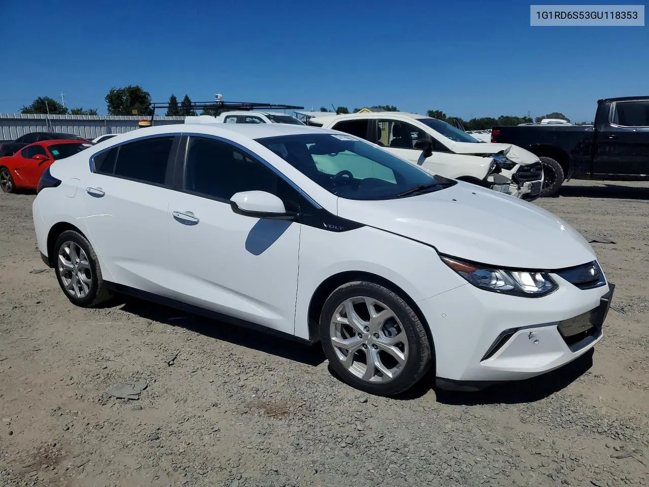 2016 Chevrolet Volt Ltz VIN: 1G1RD6S53GU118353 Lot: 57115096