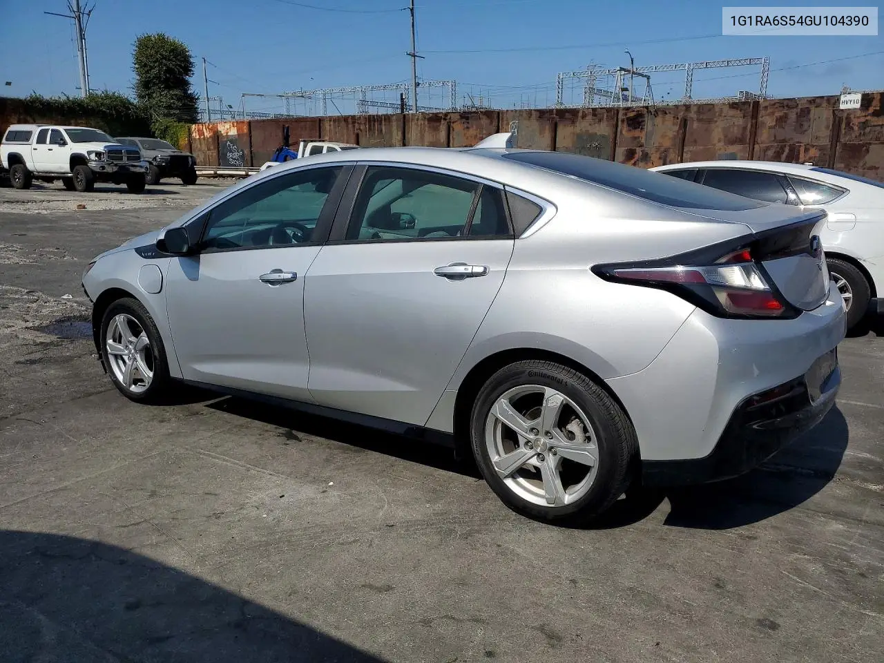 2016 Chevrolet Volt Lt VIN: 1G1RA6S54GU104390 Lot: 57586526