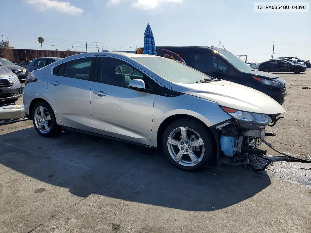 2016 Chevrolet Volt Lt VIN: 1G1RA6S54GU104390 Lot: 57586526