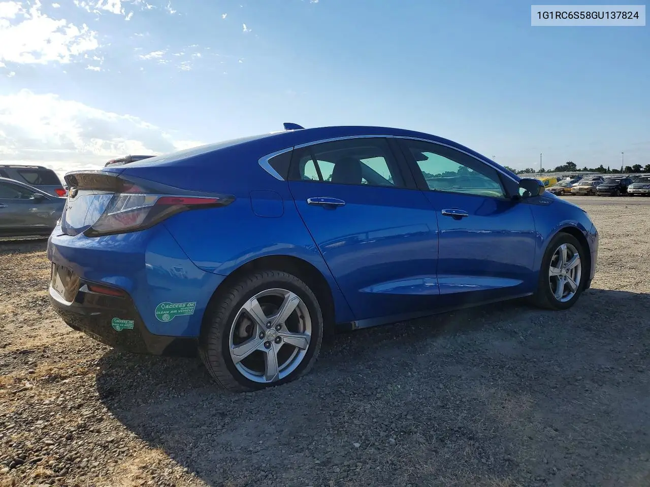 2016 Chevrolet Volt Lt VIN: 1G1RC6S58GU137824 Lot: 58293666
