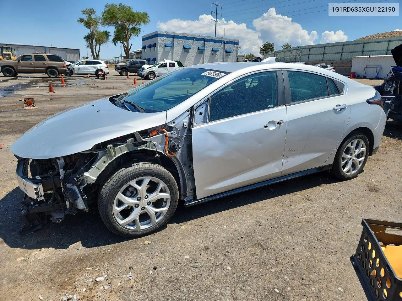 2016 Chevrolet Volt Ltz VIN: 1G1RD6S5XGU122190 Lot: 59622956