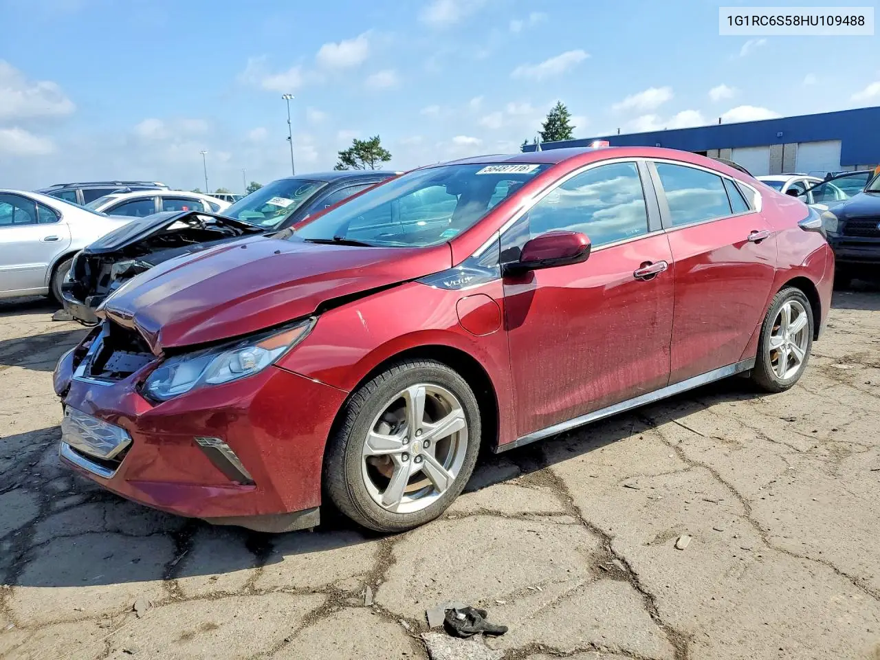 2017 Chevrolet Volt Lt VIN: 1G1RC6S58HU109488 Lot: 56487116