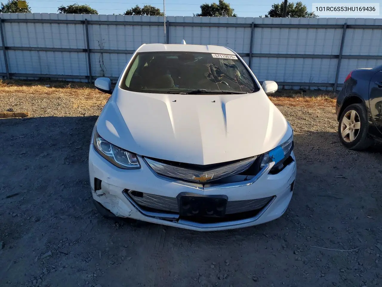 2017 Chevrolet Volt Lt VIN: 1G1RC6S53HU169436 Lot: 57115076