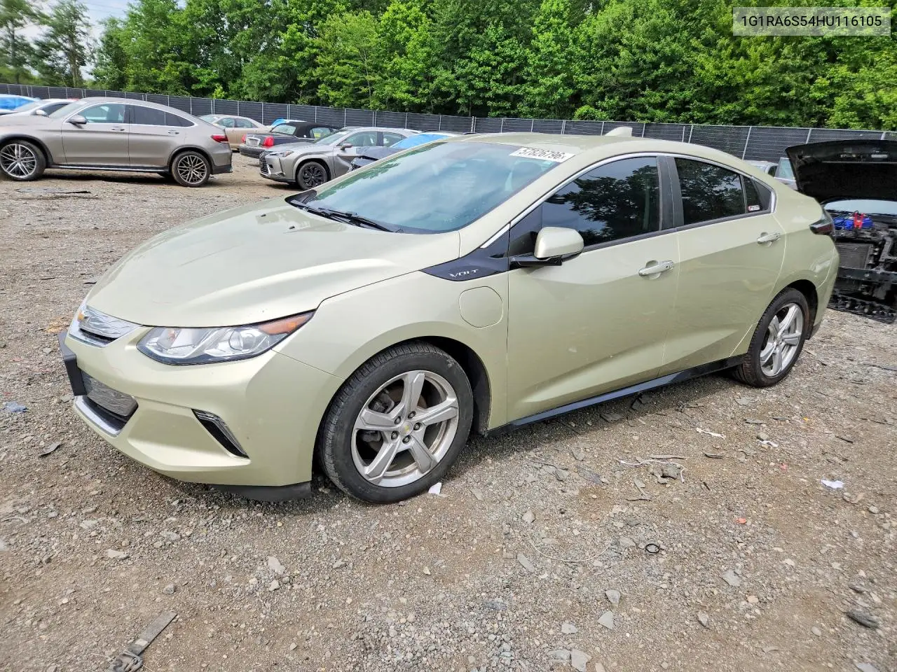 2017 Chevrolet Volt Lt VIN: 1G1RA6S54HU116105 Lot: 57826796