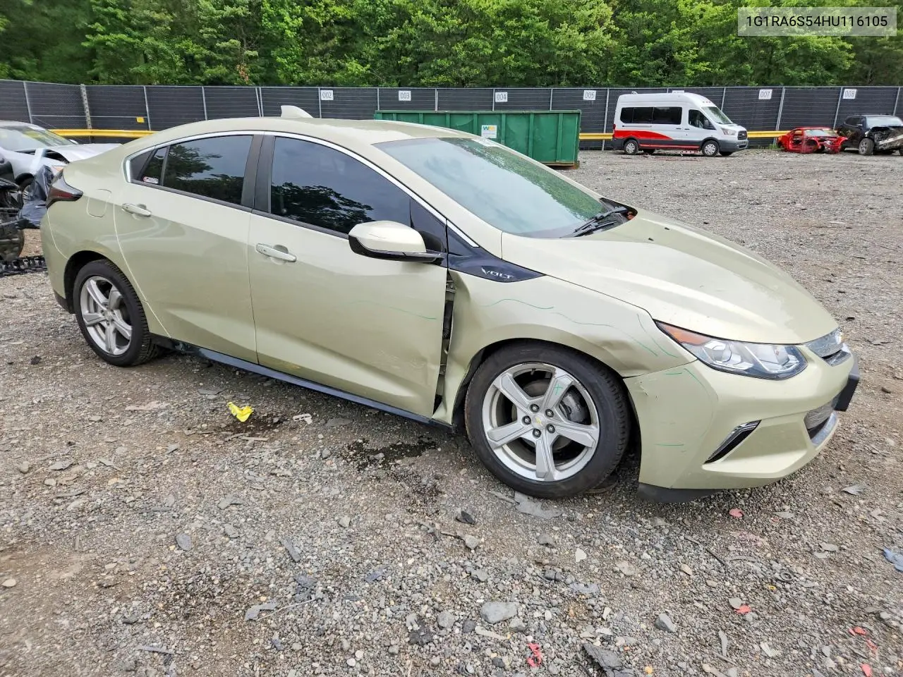 2017 Chevrolet Volt Lt VIN: 1G1RA6S54HU116105 Lot: 57826796