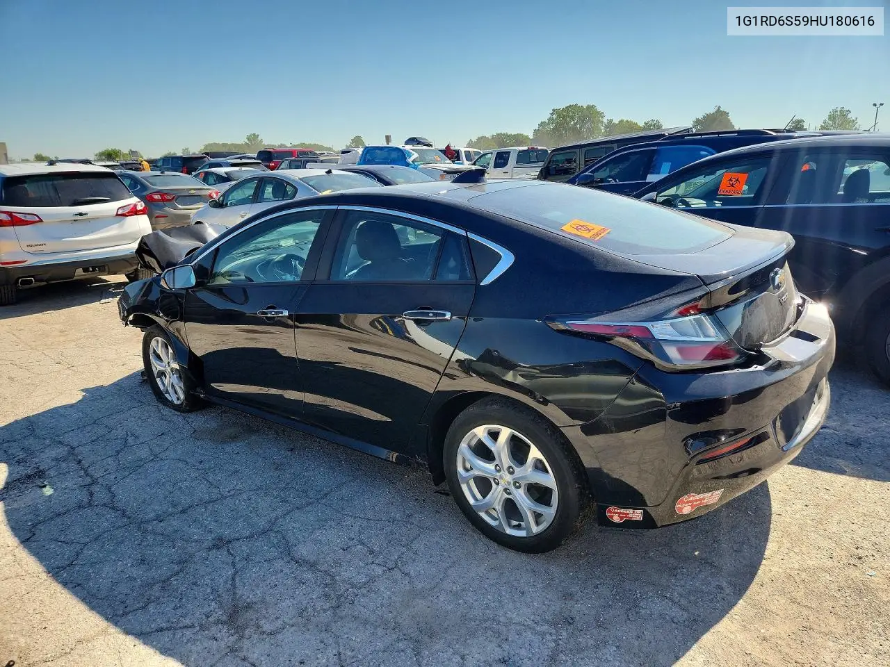 2017 Chevrolet Volt Premier VIN: 1G1RD6S59HU180616 Lot: 58306116