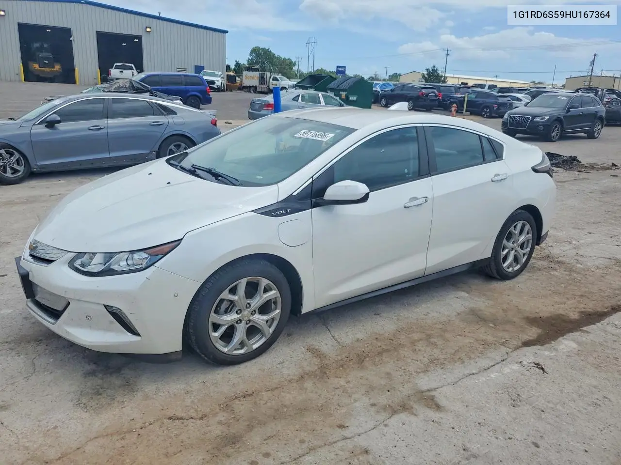 2017 Chevrolet Volt Premier VIN: 1G1RD6S59HU167364 Lot: 59115896