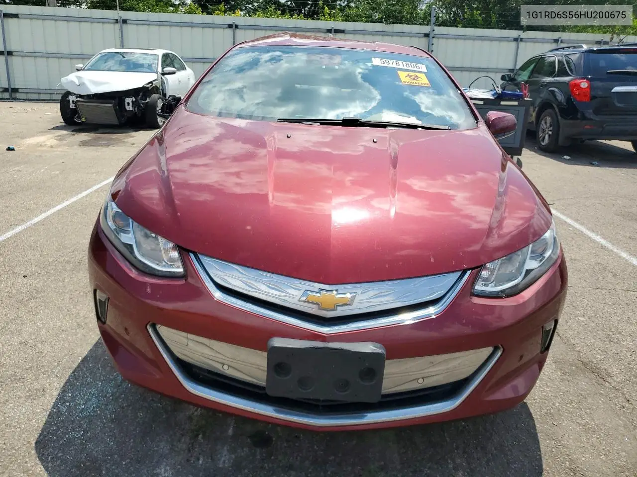 2017 Chevrolet Volt Premier VIN: 1G1RD6S56HU200675 Lot: 59781806