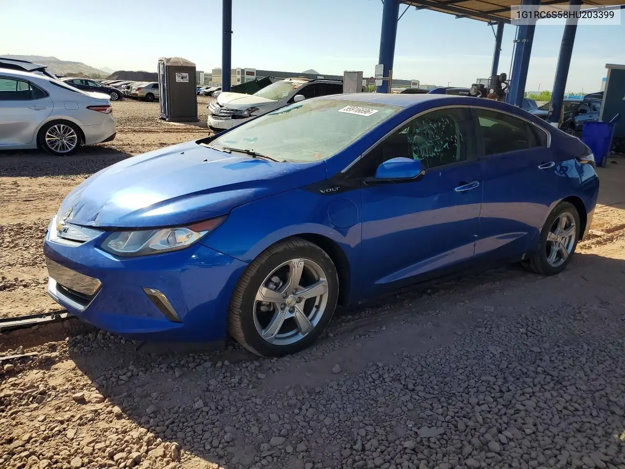 2017 Chevrolet Volt Lt VIN: 1G1RC6S58HU203399 Lot: 59916696