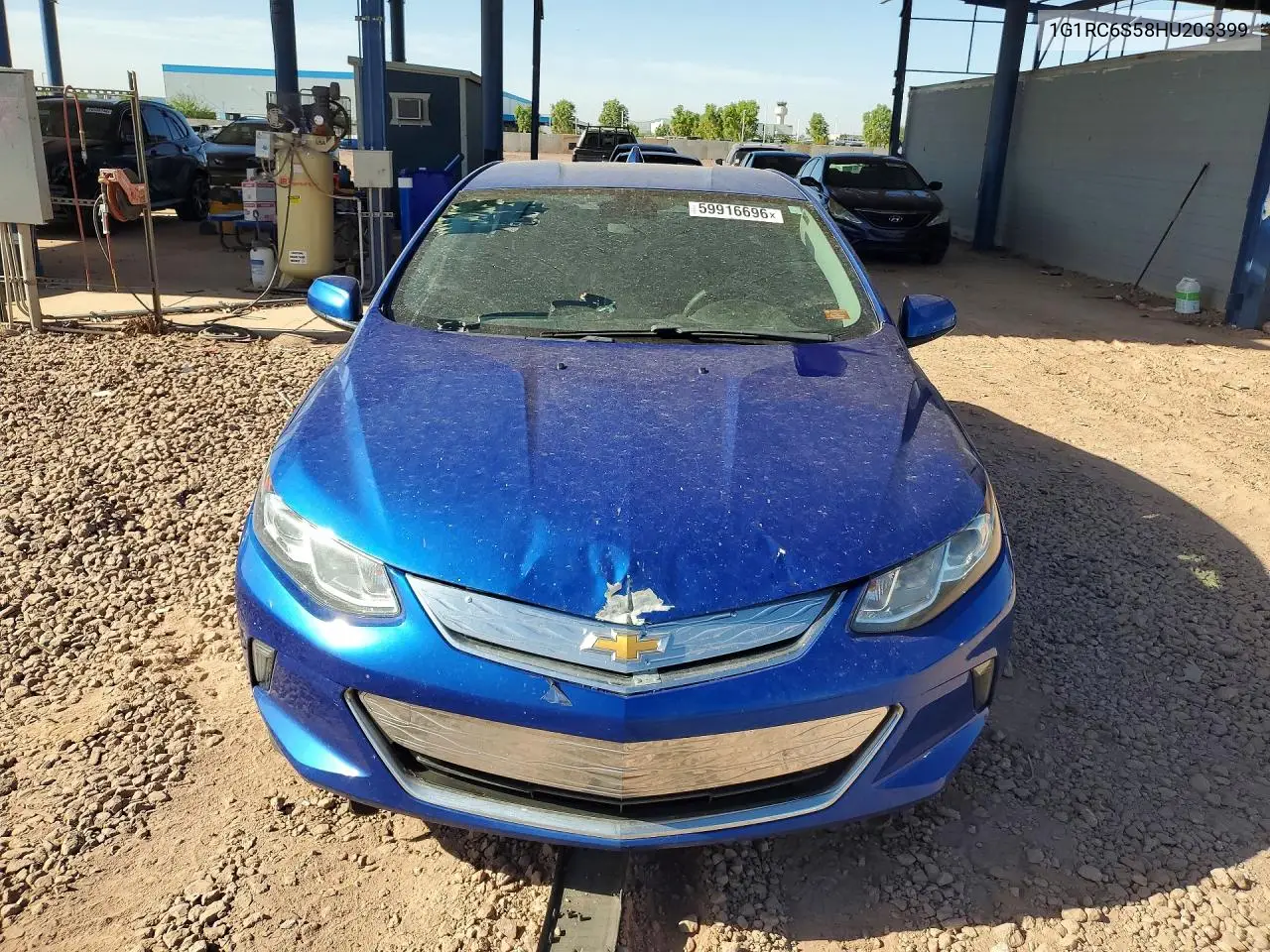 2017 Chevrolet Volt Lt VIN: 1G1RC6S58HU203399 Lot: 59916696