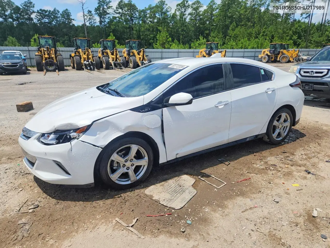 2017 Chevrolet Volt Lt VIN: 1G1RC6S50HU217989 Lot: 60772336