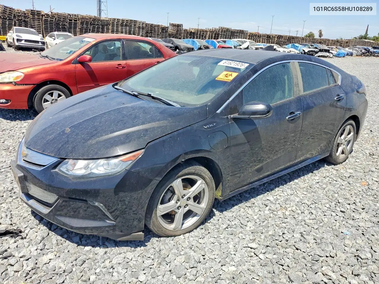 2017 Chevrolet Volt Lt VIN: 1G1RC6S58HU108289 Lot: 61621926