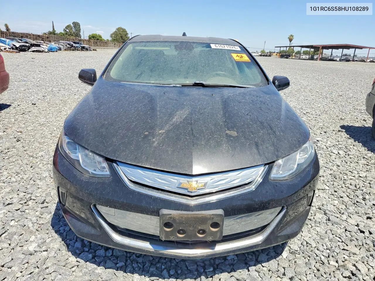 2017 Chevrolet Volt Lt VIN: 1G1RC6S58HU108289 Lot: 61621926