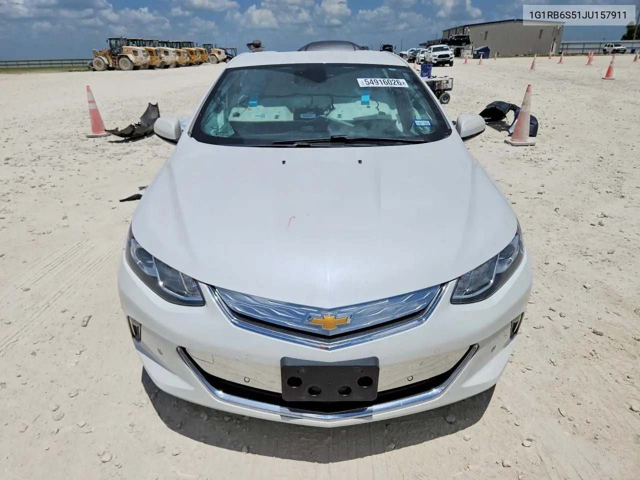 2018 Chevrolet Volt Premier VIN: 1G1RB6S51JU157911 Lot: 54916026