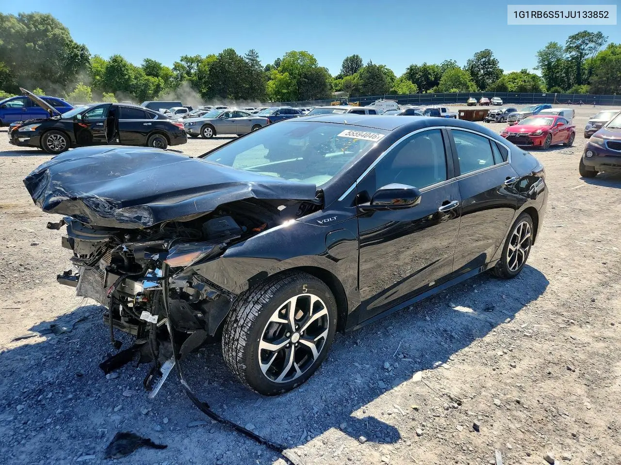 2018 Chevrolet Volt Premier VIN: 1G1RB6S51JU133852 Lot: 55594046