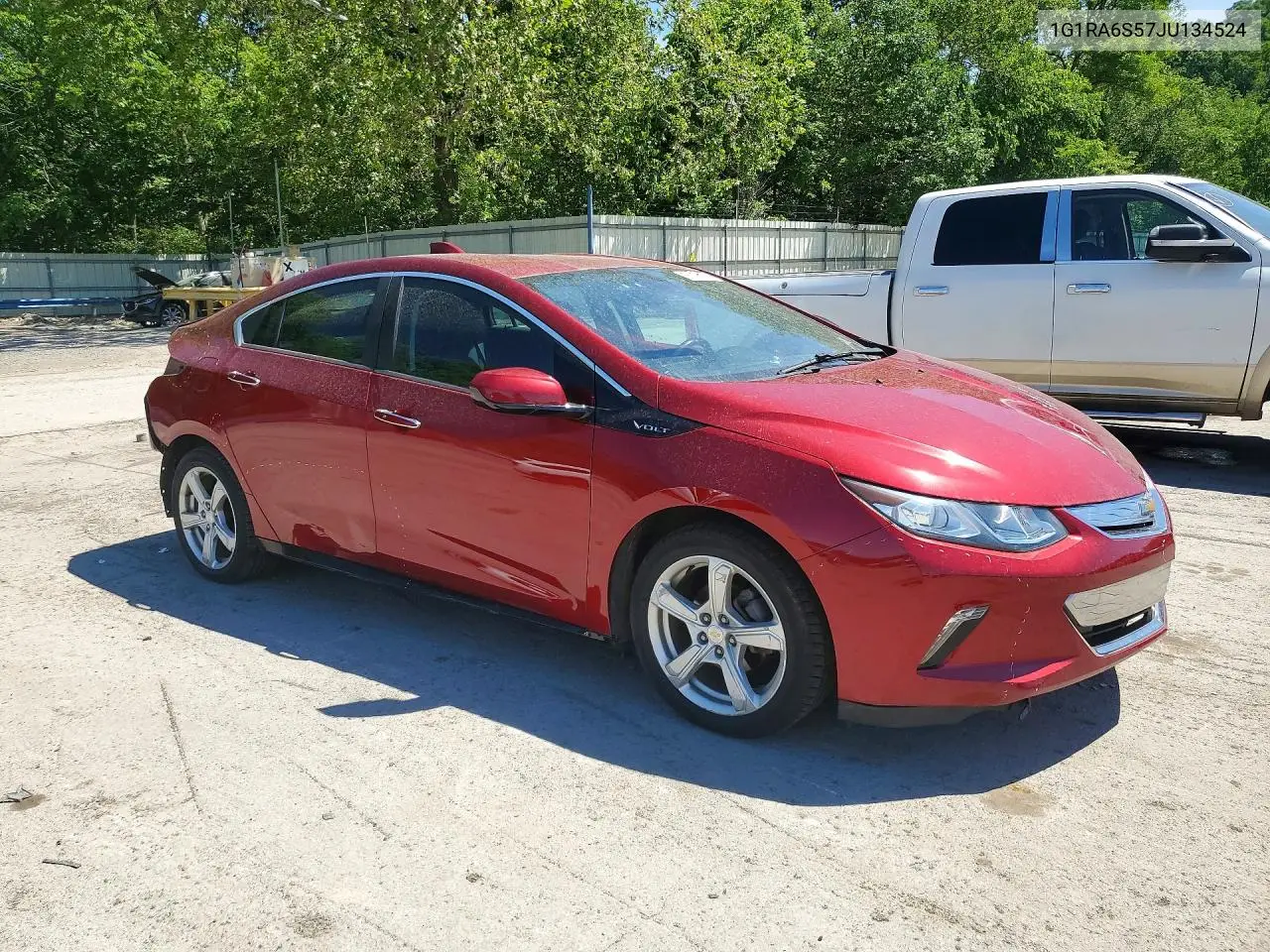 2018 Chevrolet Volt Lt VIN: 1G1RA6S57JU134524 Lot: 56326186