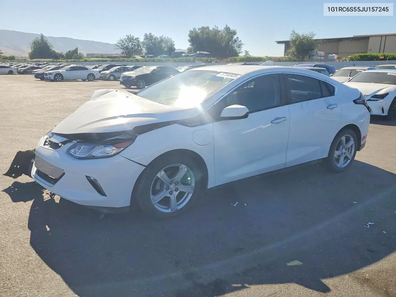 2018 Chevrolet Volt Lt VIN: 1G1RC6S55JU157245 Lot: 57046926