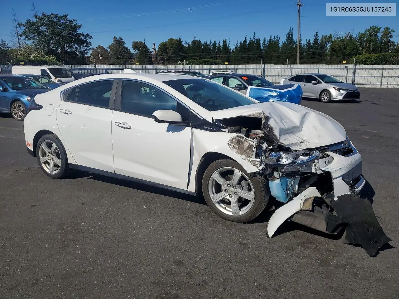 2018 Chevrolet Volt Lt VIN: 1G1RC6S55JU157245 Lot: 57046926