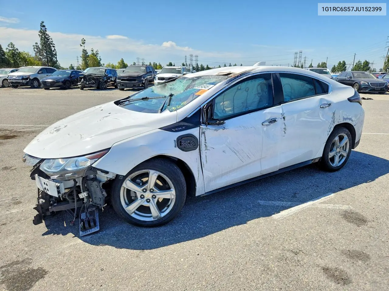 2018 Chevrolet Volt Lt VIN: 1G1RC6S57JU152399 Lot: 57334846