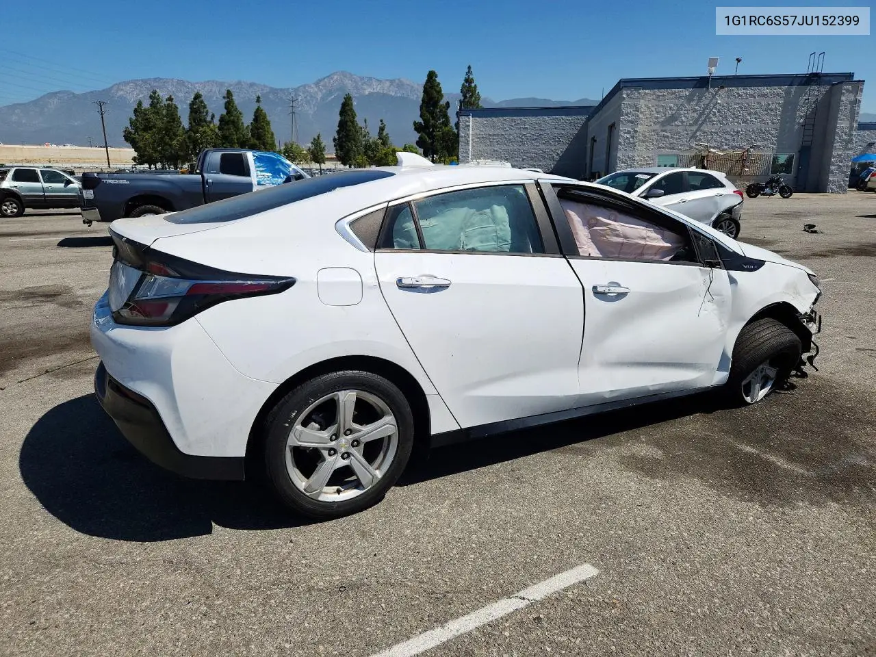 2018 Chevrolet Volt Lt VIN: 1G1RC6S57JU152399 Lot: 57334846