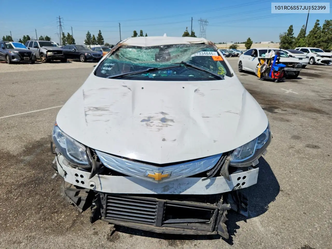 2018 Chevrolet Volt Lt VIN: 1G1RC6S57JU152399 Lot: 57334846