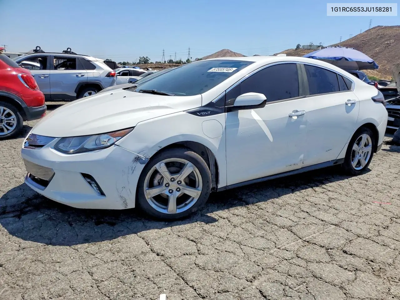 2018 Chevrolet Volt Lt VIN: 1G1RC6S53JU158281 Lot: 57555746