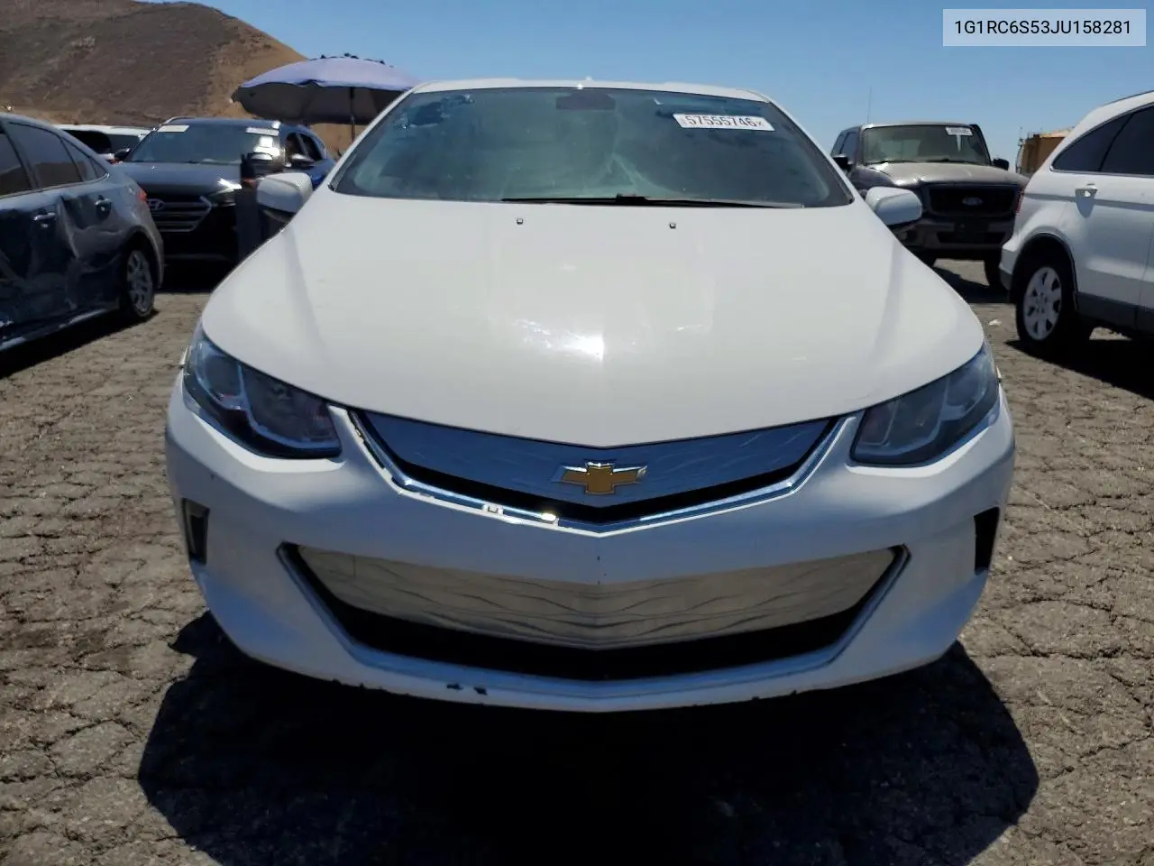 2018 Chevrolet Volt Lt VIN: 1G1RC6S53JU158281 Lot: 57555746