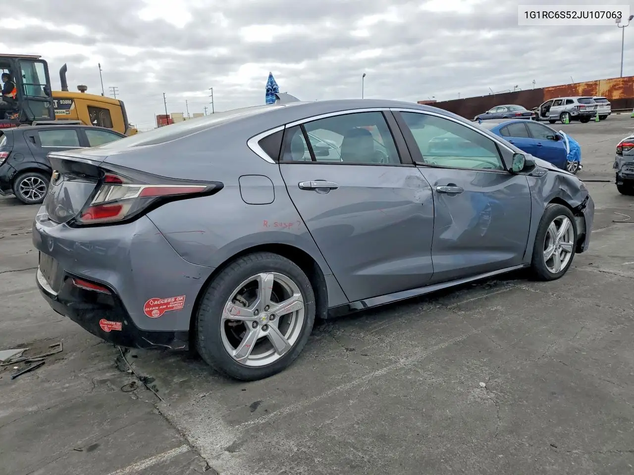 2018 Chevrolet Volt Lt VIN: 1G1RC6S52JU107063 Lot: 58133586