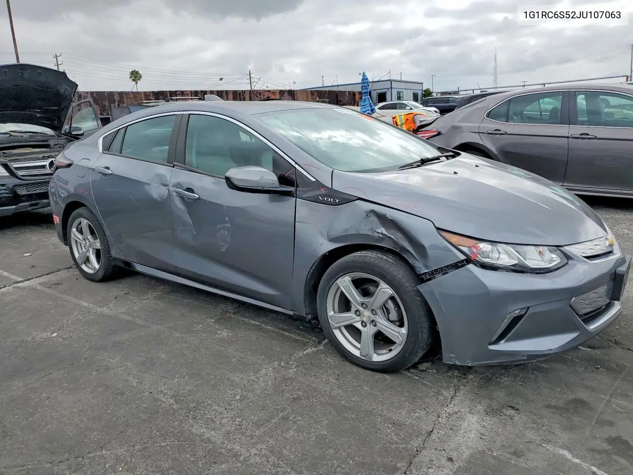 2018 Chevrolet Volt Lt VIN: 1G1RC6S52JU107063 Lot: 58133586