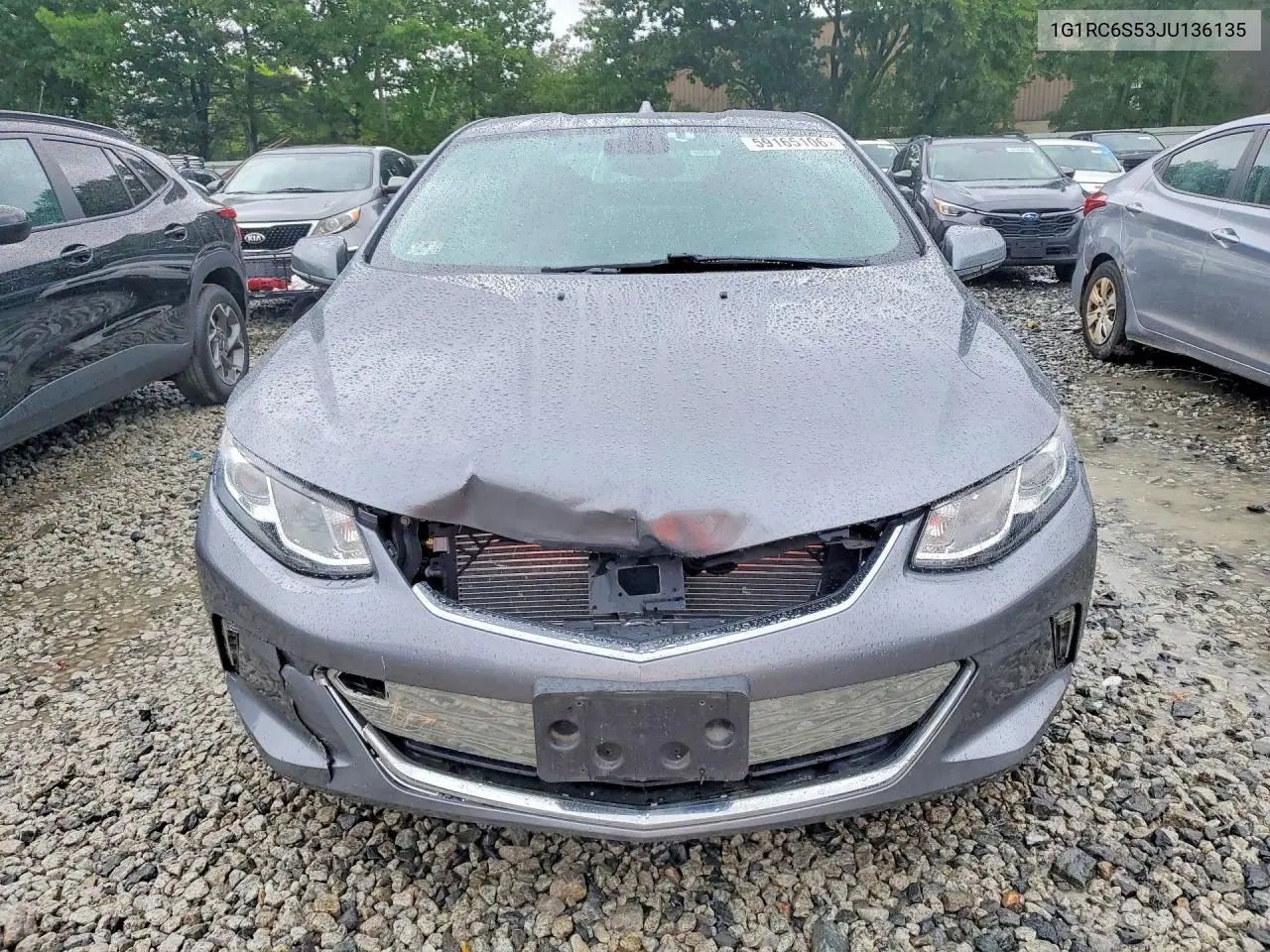 2018 Chevrolet Volt Lt VIN: 1G1RC6S53JU136135 Lot: 59165106