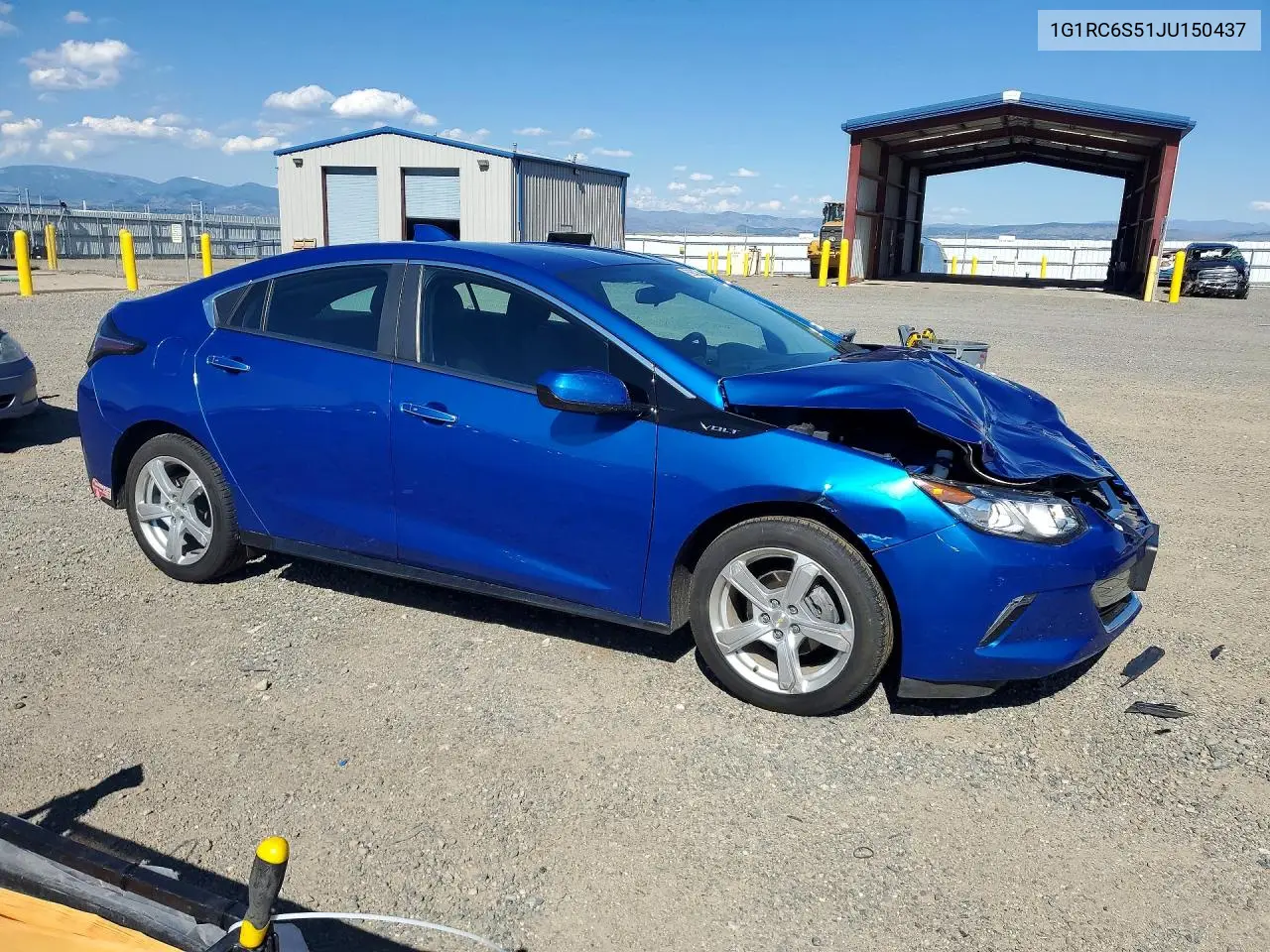 2018 Chevrolet Volt Lt VIN: 1G1RC6S51JU150437 Lot: 59842386