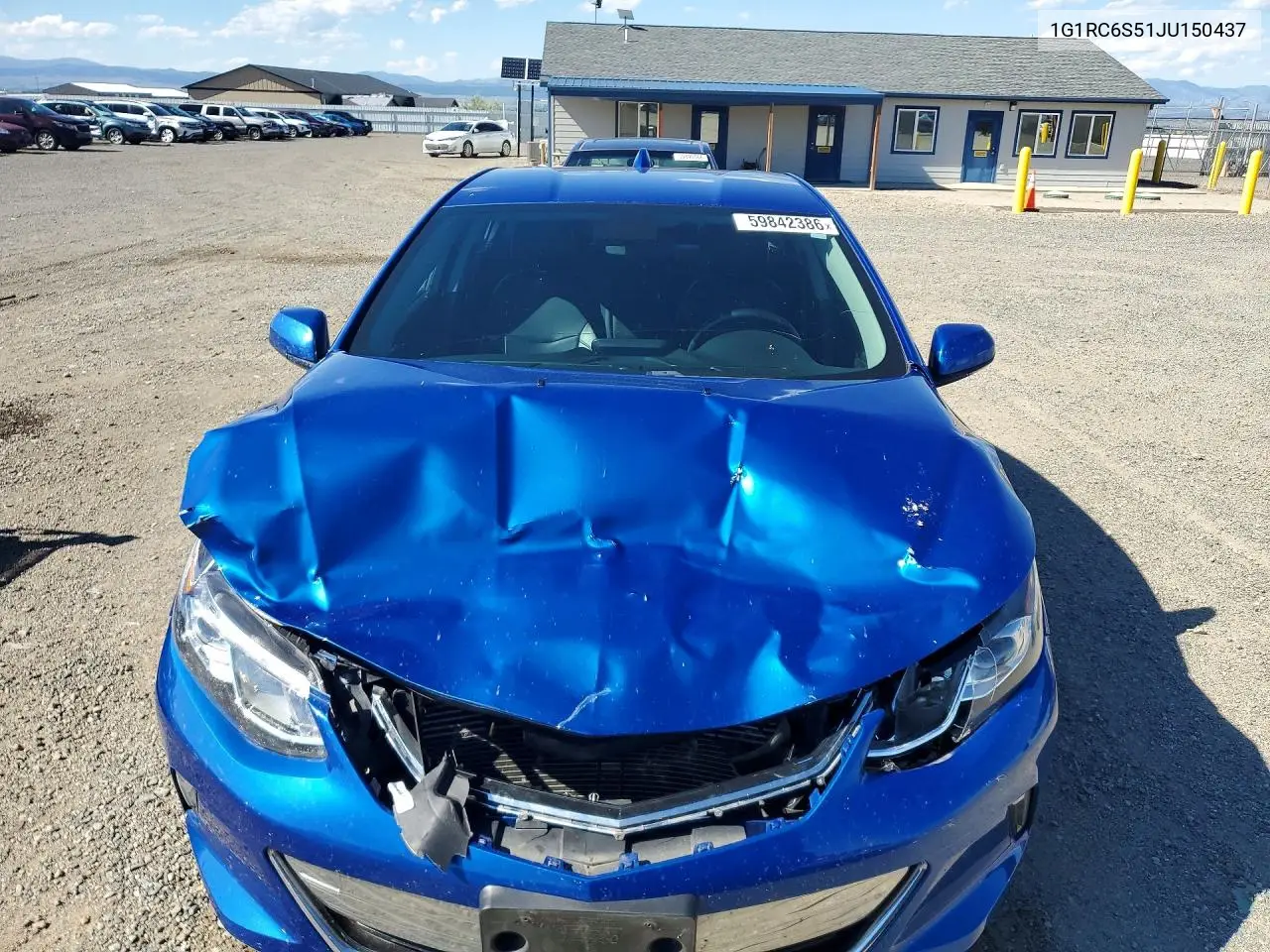 2018 Chevrolet Volt Lt VIN: 1G1RC6S51JU150437 Lot: 59842386