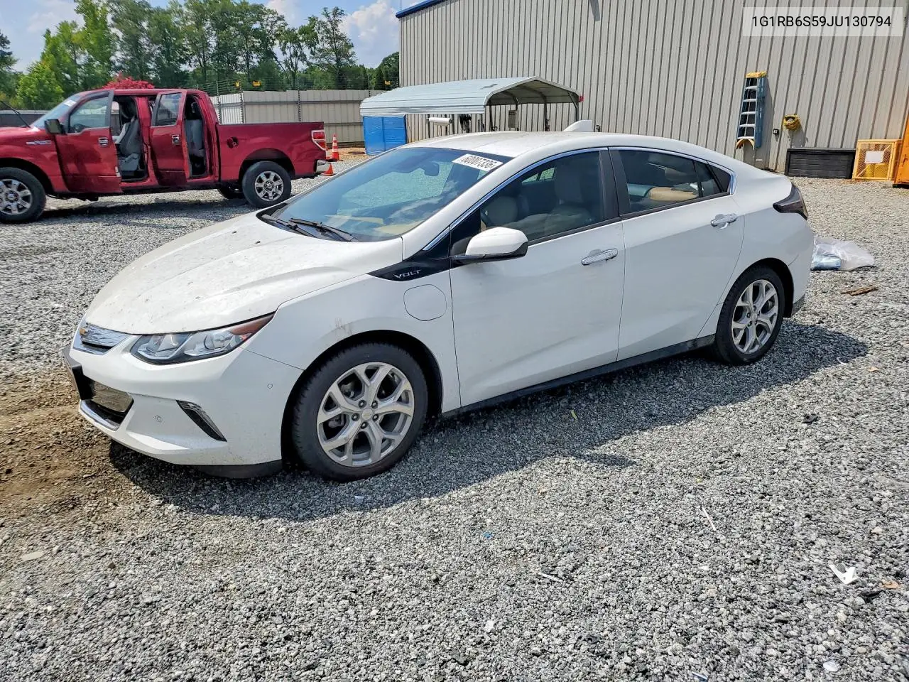 2018 Chevrolet Volt Premier VIN: 1G1RB6S59JU130794 Lot: 60007336