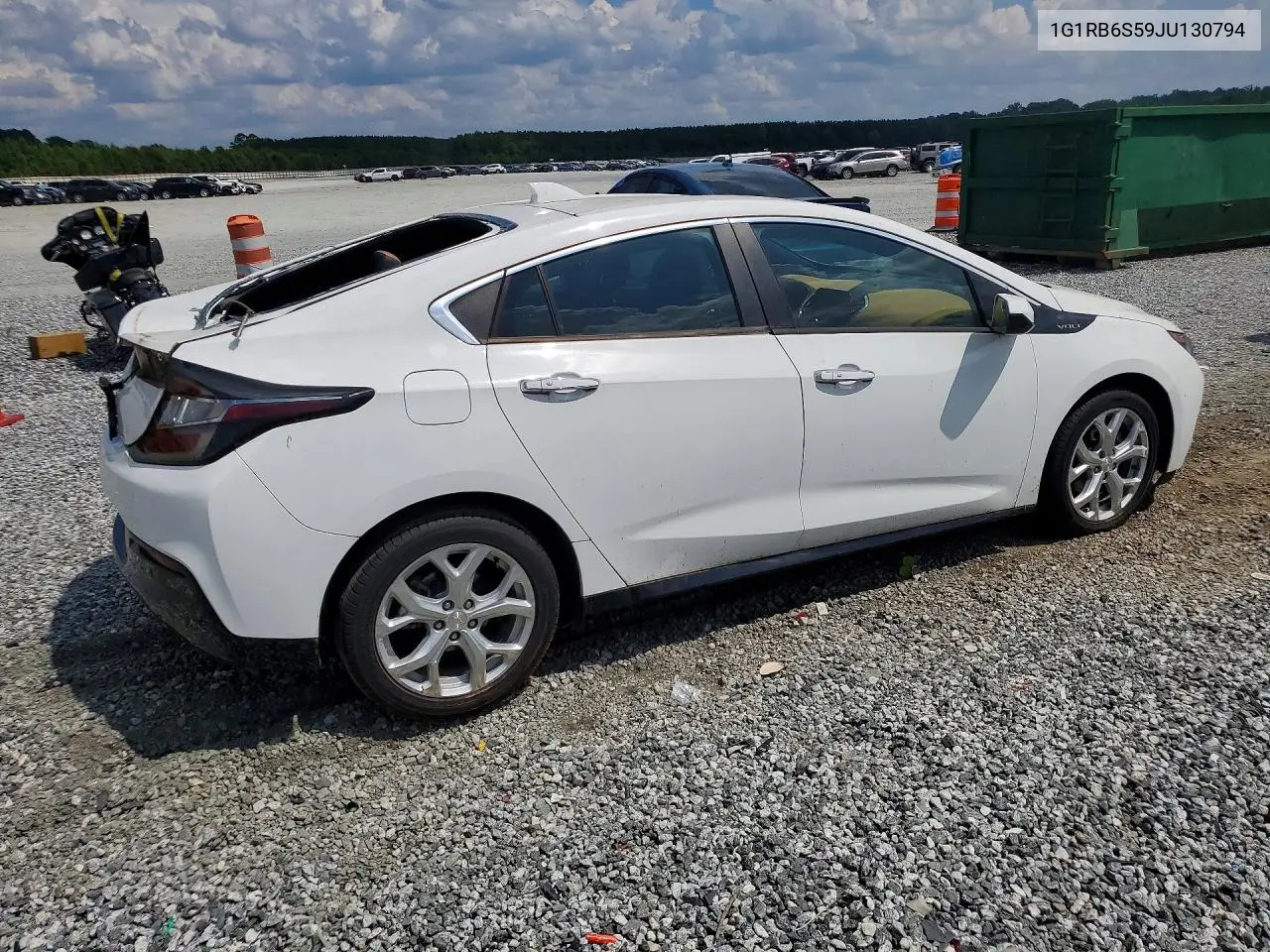 2018 Chevrolet Volt Premier VIN: 1G1RB6S59JU130794 Lot: 60007336