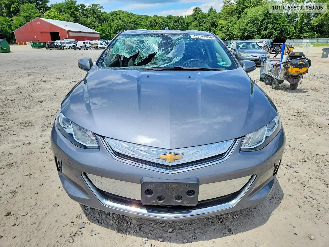 2018 Chevrolet Volt Lt VIN: 1G1RC6S50JU150705 Lot: 60782356
