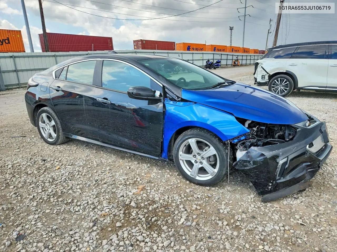 2018 Chevrolet Volt Lt VIN: 1G1RA6S53JU106719 Lot: 60783516