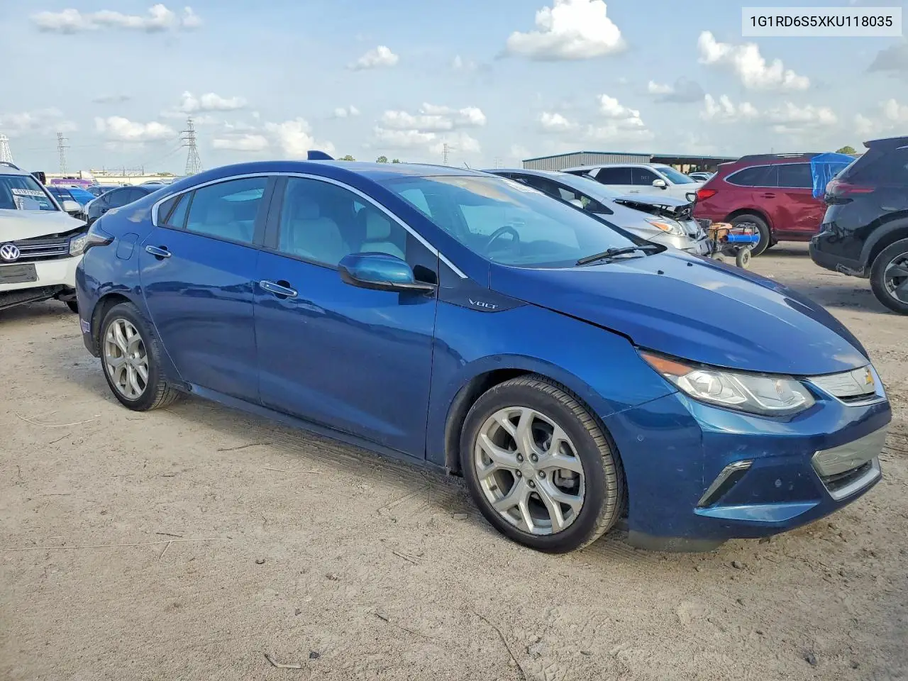2019 Chevrolet Volt Premier VIN: 1G1RD6S5XKU118035 Lot: 59825826