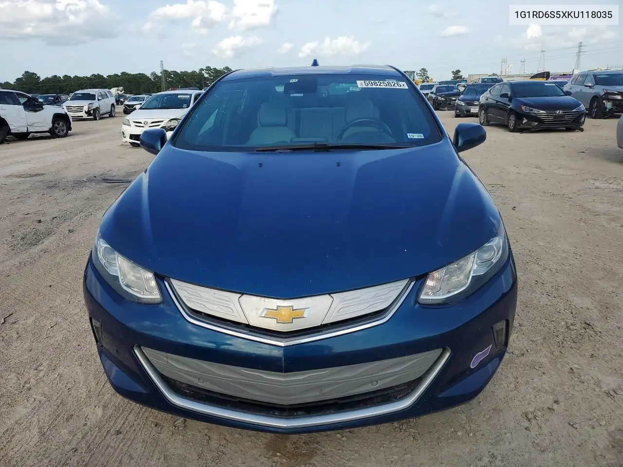 2019 Chevrolet Volt Premier VIN: 1G1RD6S5XKU118035 Lot: 59825826