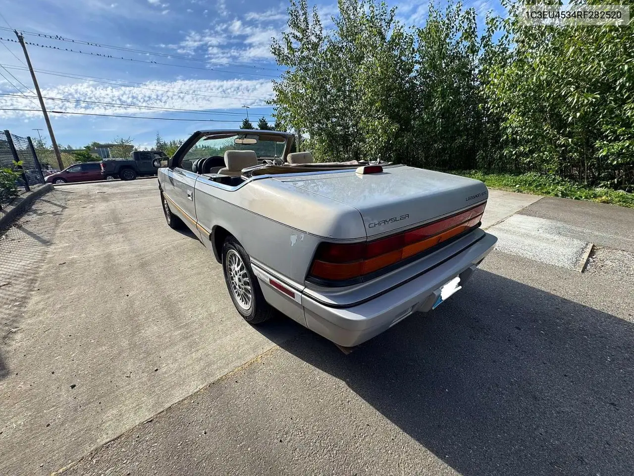 1994 Chrysler Lebaron Base VIN: 1C3EU4534RF282520 Lot: 52462606